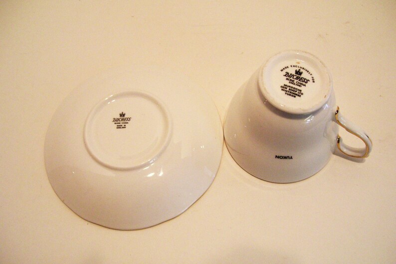 Souvenir Whitehorse Yukon Tea Cup and Saucer Panning for Gold Etsy