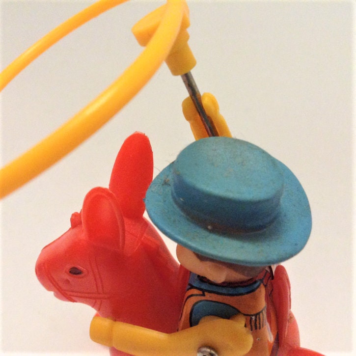 ゼンマイ式 カウボーイ 昔のおもちゃ Cowboy wind up toy - Etsy 日本