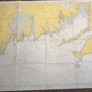 Carte marine de Martha's Vineyard à Block Island de 1963 : cours n° 1210 TR