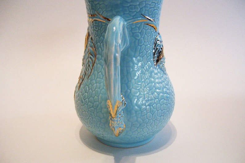 Wade Pitcher Golden Turquoise Jug England Vintage Etsy
