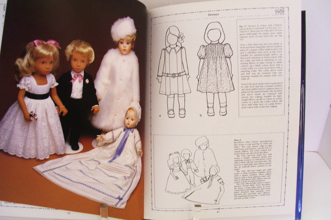 The Dolls Dressmaker Doll Clothes The Complete Pattern Book Etsy