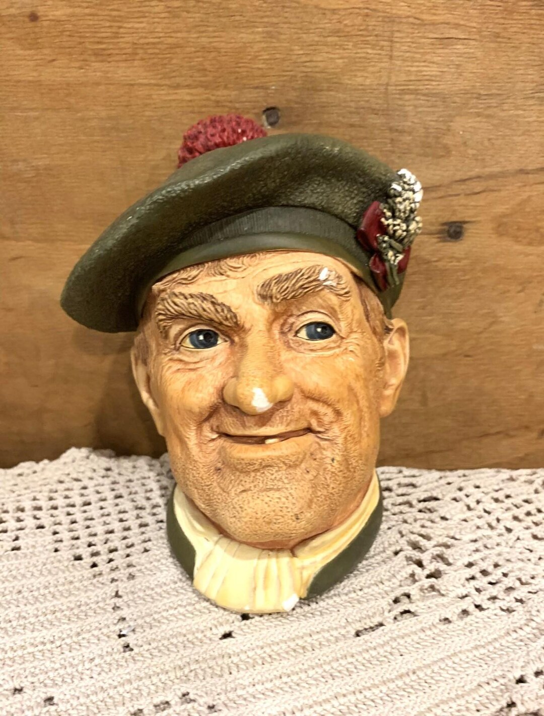 1969 Bossons Congleton Chalkware Head Jock #39 - Scotsman - England ...