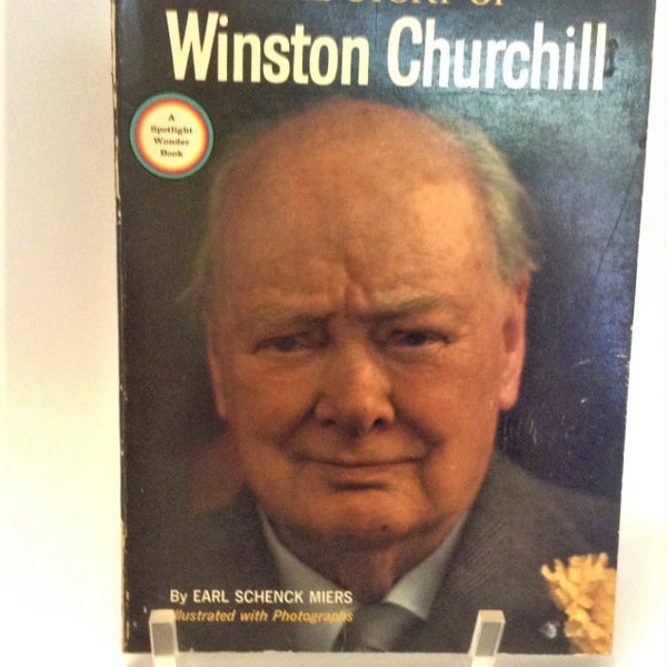 The Story of Winston Churchill 1965 Magazine by Earl Schenck Miers - Illustrated