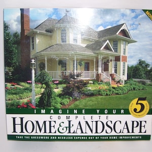 1998 Computer 5 CD Kit Complete Home and Landscape Design Windows 95 and 98 Never Used
