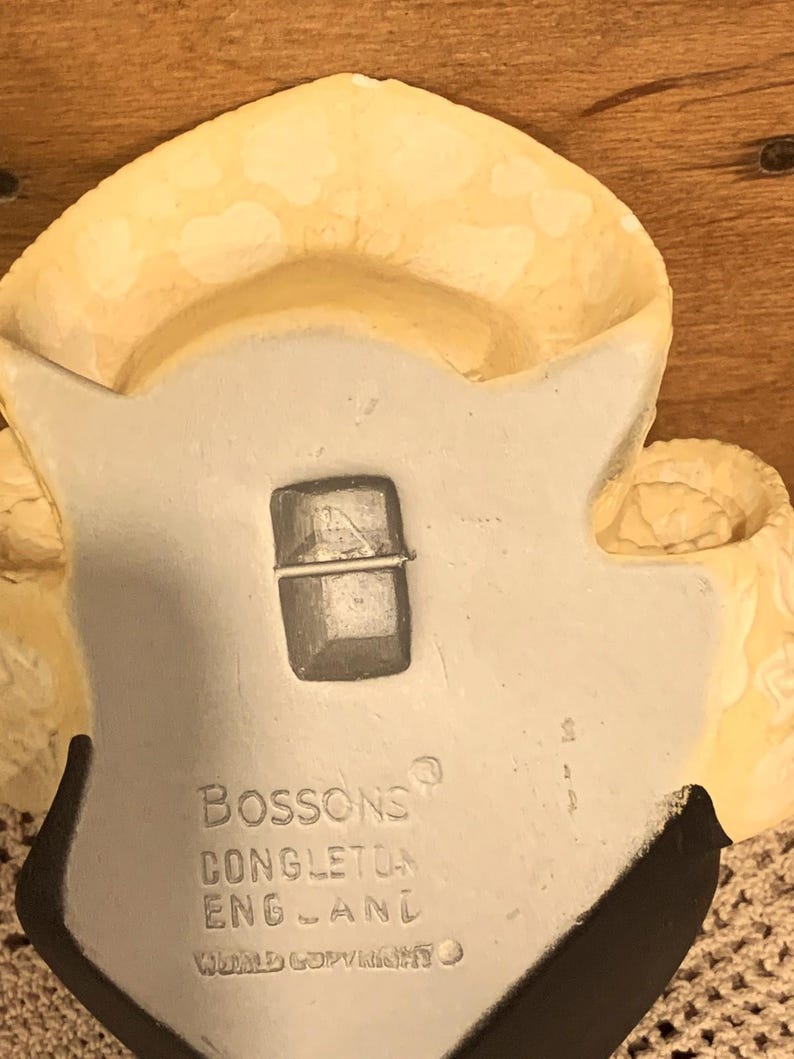 1982 Bossons Congleton Bretonne Lady Chalkware Wall Head - England ...
