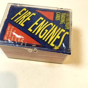 1993 Fire Engine Trading Cards Set complet de 100 cartes - Série 1 Bon Air Collectibles