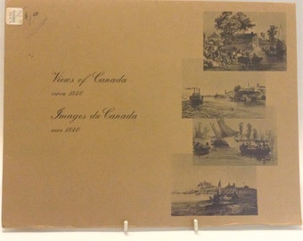 Views of Canada 1968 Portfolio  - Reproduced from Sketches in Canada 1840 by Coke Smyth