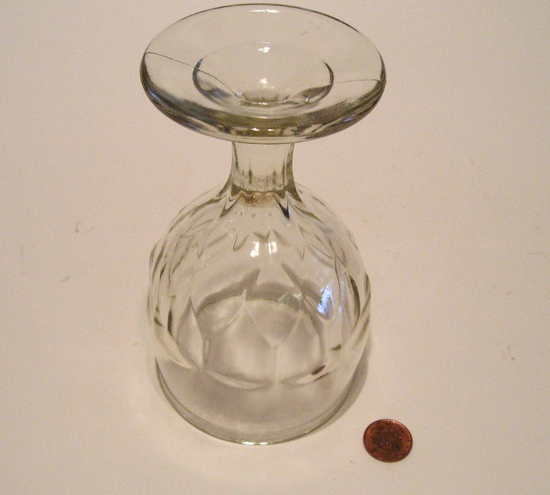 Antique Footed Goblet Pressed Glass EAPG 2 Seam Etsy
