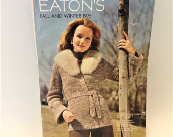 Vintage Eatons Catalog Fall and Winter 1975 Retro Fashion Decor Electronics