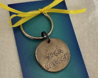 Fuck Cancer Key Chain