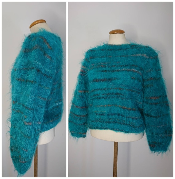 Vintage 80's Mohair Jumper Sz S