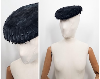 Authentic Mink / Velvet Hat N E W in the shop on eBay • Lovely 1950 main image 3