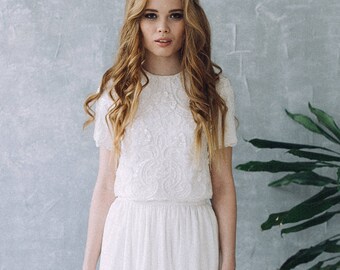Dress SS17 | Wedding dress Boho wedding dress Romantic Wedding Dress vintage wedding dress elegant wedding gown
