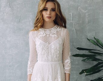 Dress SS17 | Wedding dress Boho wedding dress Romantic Wedding Dress vintage wedding dress elegant wedding gown