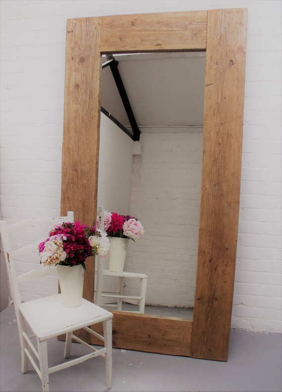 Reclaimed Scaffold Board Mirror Made To 0rder In Any Finish