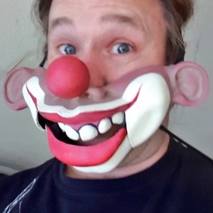 Clown ventriloquist  mask