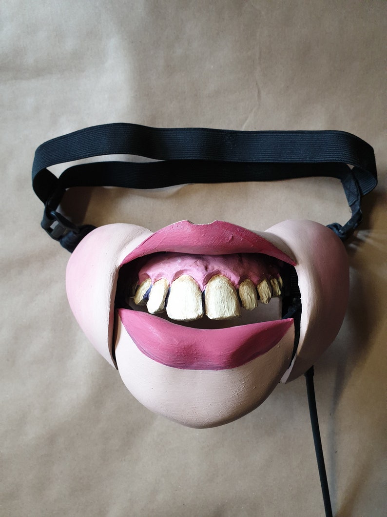 Male Professional Ventriloquist Cable Controlled Mask Etsy