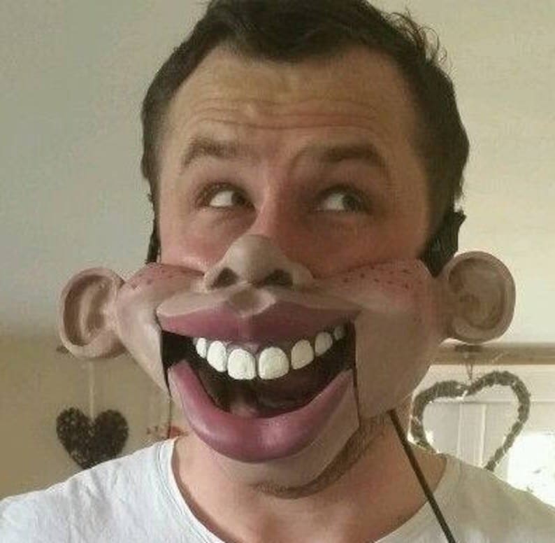 Cheeky Ventriloquist Mask - Etsy