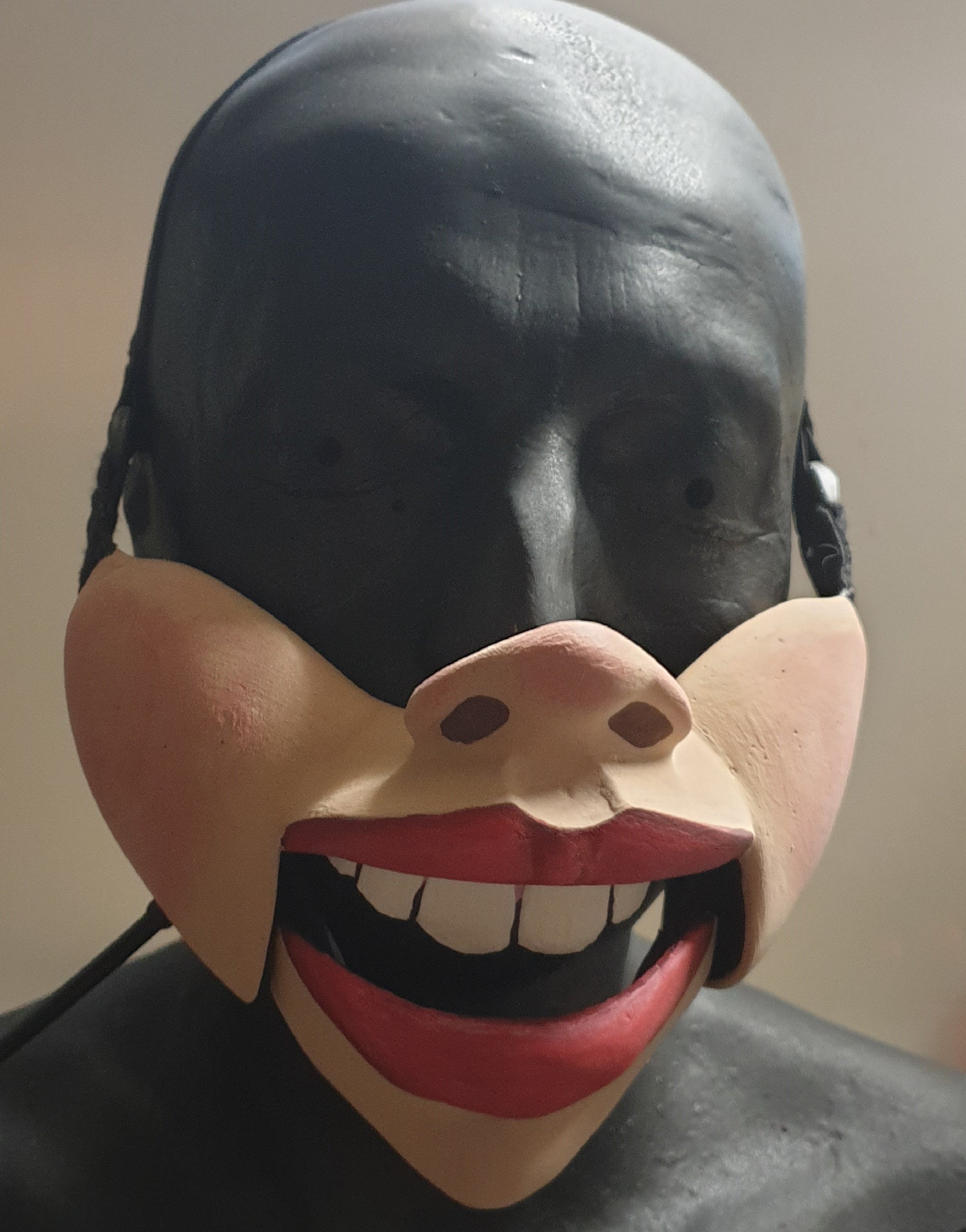Female With Nose Professional Ventriloquist Cable Controlled Mask Etsy