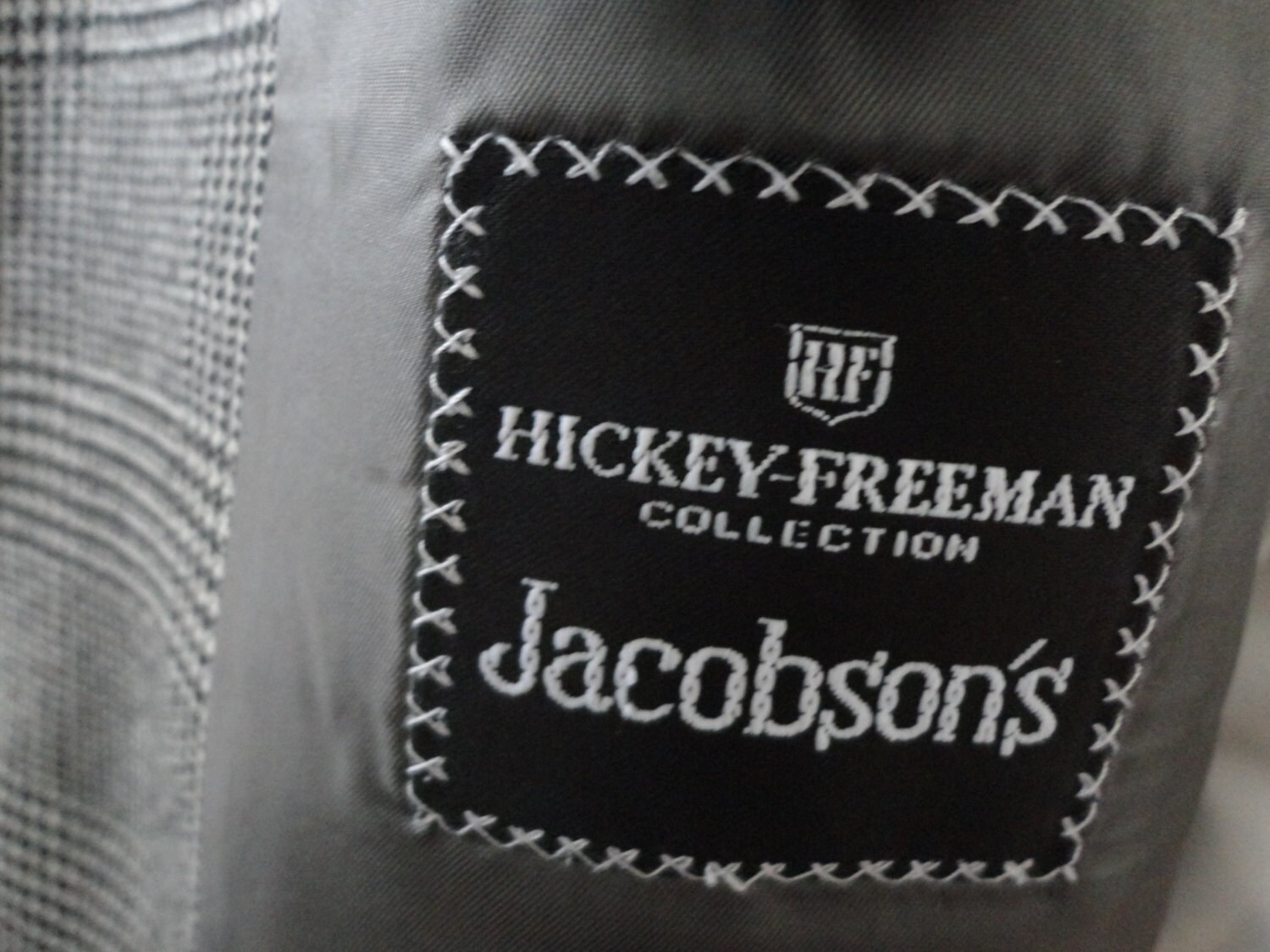 Hickey Freeman Glen Plaid Sport Coat 42R 85/15 Wool | Etsy