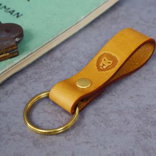 Leather Metal Car Keychain Keyring Purse Bag Key Chain Ring Keyfob Accessories 