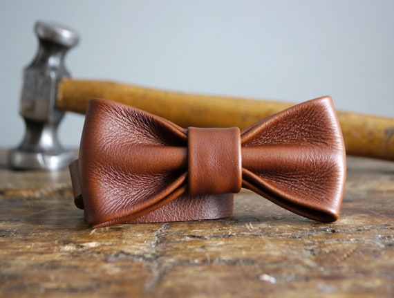 Tan cheap bow tie