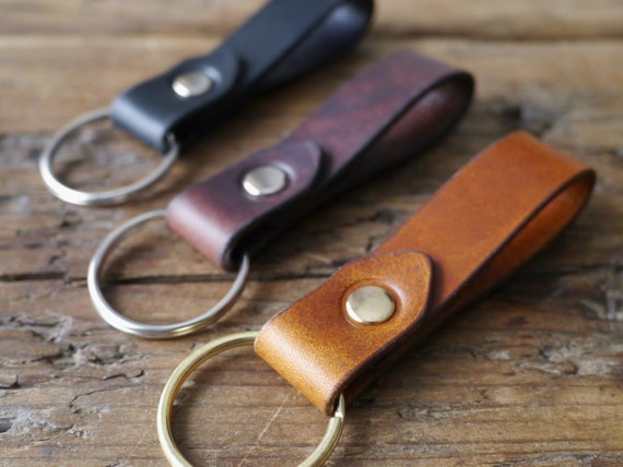 High-Quality Handmade Leather Key Ring — Stitch & Rivet