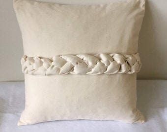 Hand Braided pillow cover