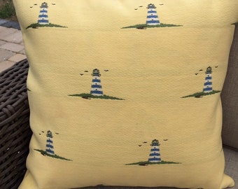 Lighthouse pillow cover