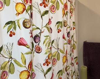 Richloom Atelier Tropic printed cotton shower curtain by PointPillows