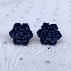 Navy blue studs discount