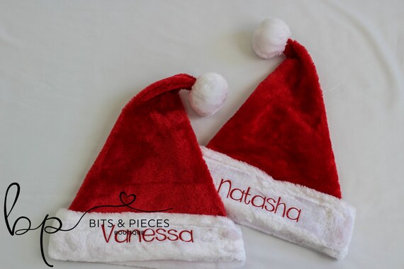 personalized santa hat