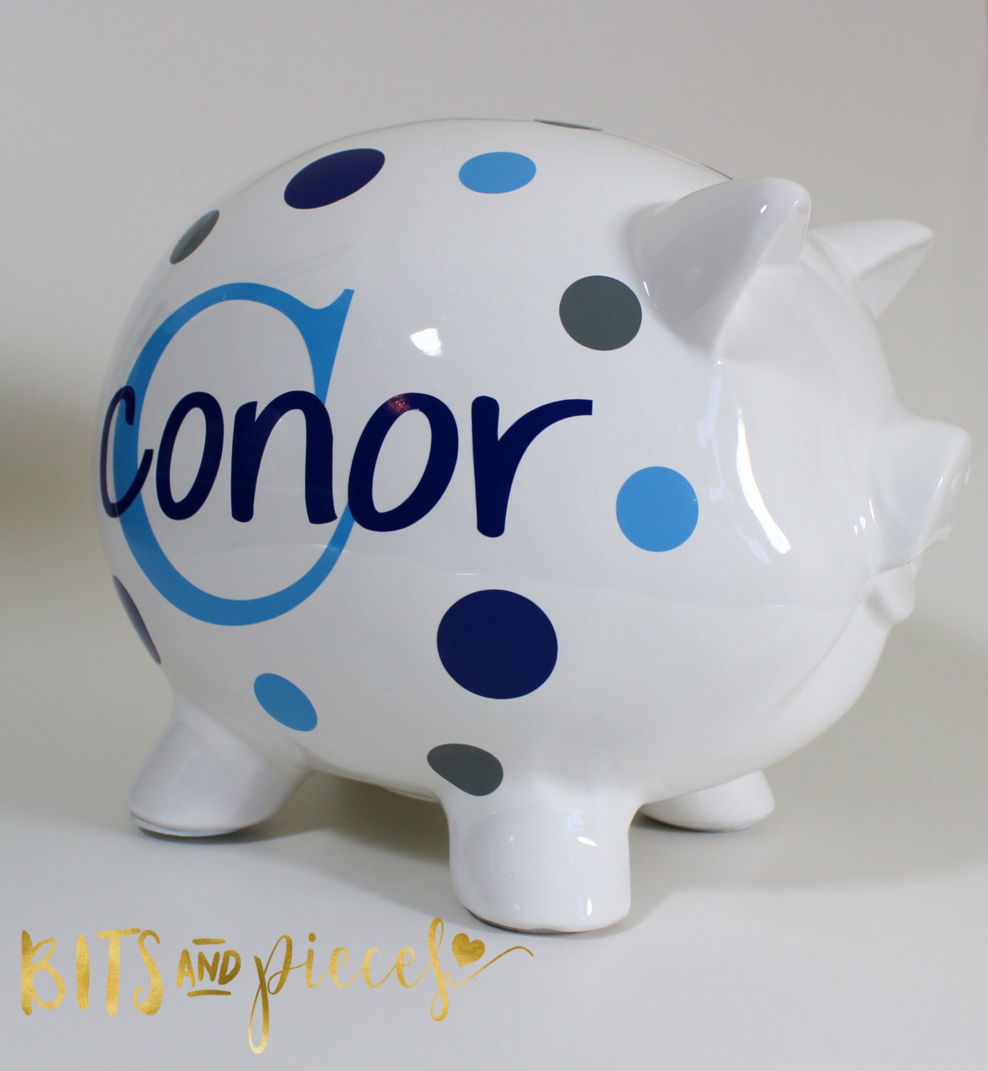 Personalized Piggy Bank Baby Newborn Nursery Baby Etsy