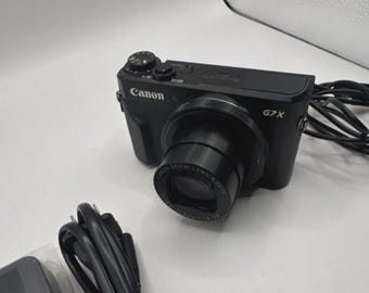Canon PowerShot G7 X Mark II Compact Digital Camera 4.2x Zoom Autofocus Black