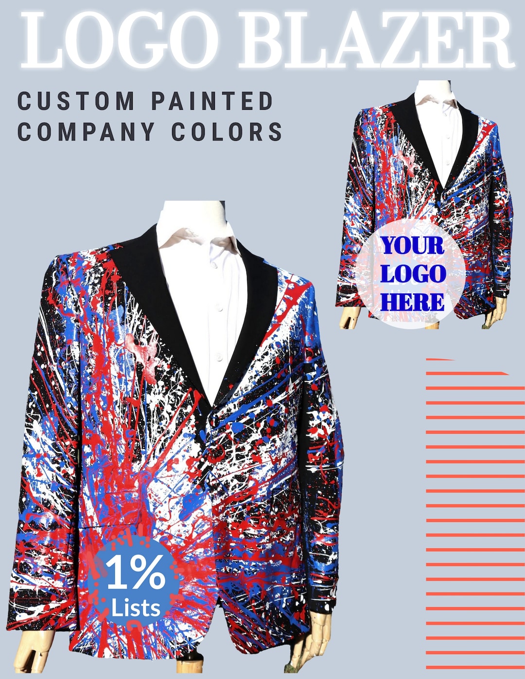 Logo Embroidered Sleeveless Coat main image 0