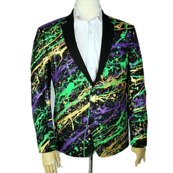 Mardi Gras Suit - Rainbow