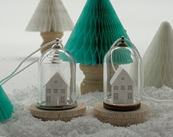 Miniature House Dome Decoration