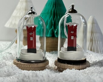 Miniature Red Postbox Dome Decoration