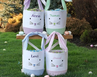 Cesta de Pascua, Cesta de Pascua personalizada, cesta de Pascua monograma, cesta para niñas, cesta para niños, cesta de Pascua para niñas, bordada, Cheque, bolso