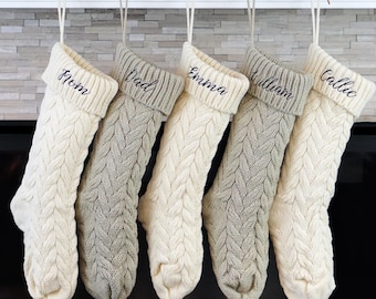 Medias navideñas tejidas Decoración navideña Medias navideñas Medias personalizadas para perros Medias personalizadas Casa de campo Navidad Vacaciones hogar