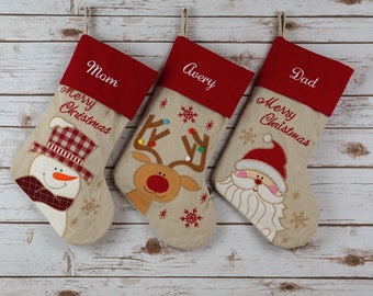 PERSONALIZED Stocking, Christmas stocking, stocking, christmas, monogrammed, monogram, embroidered, personalized christmas stocking, family
