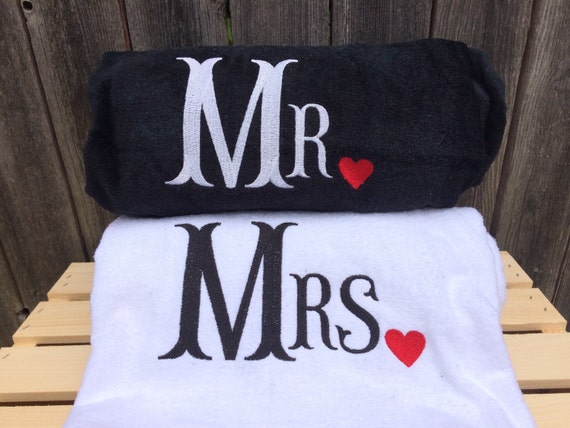 Mr Mme Plage Serviette Set Mr Et Mme Cadeau De Mariage Serviettes De Plage Serviettes Serviettes De Toilette De Mariage De Plage Cadeau De