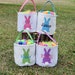 Easter basket, Personalized Easter Basket, monogram easter basket, girls basket, boys basket, girls easter basket, embroidered, bunny 