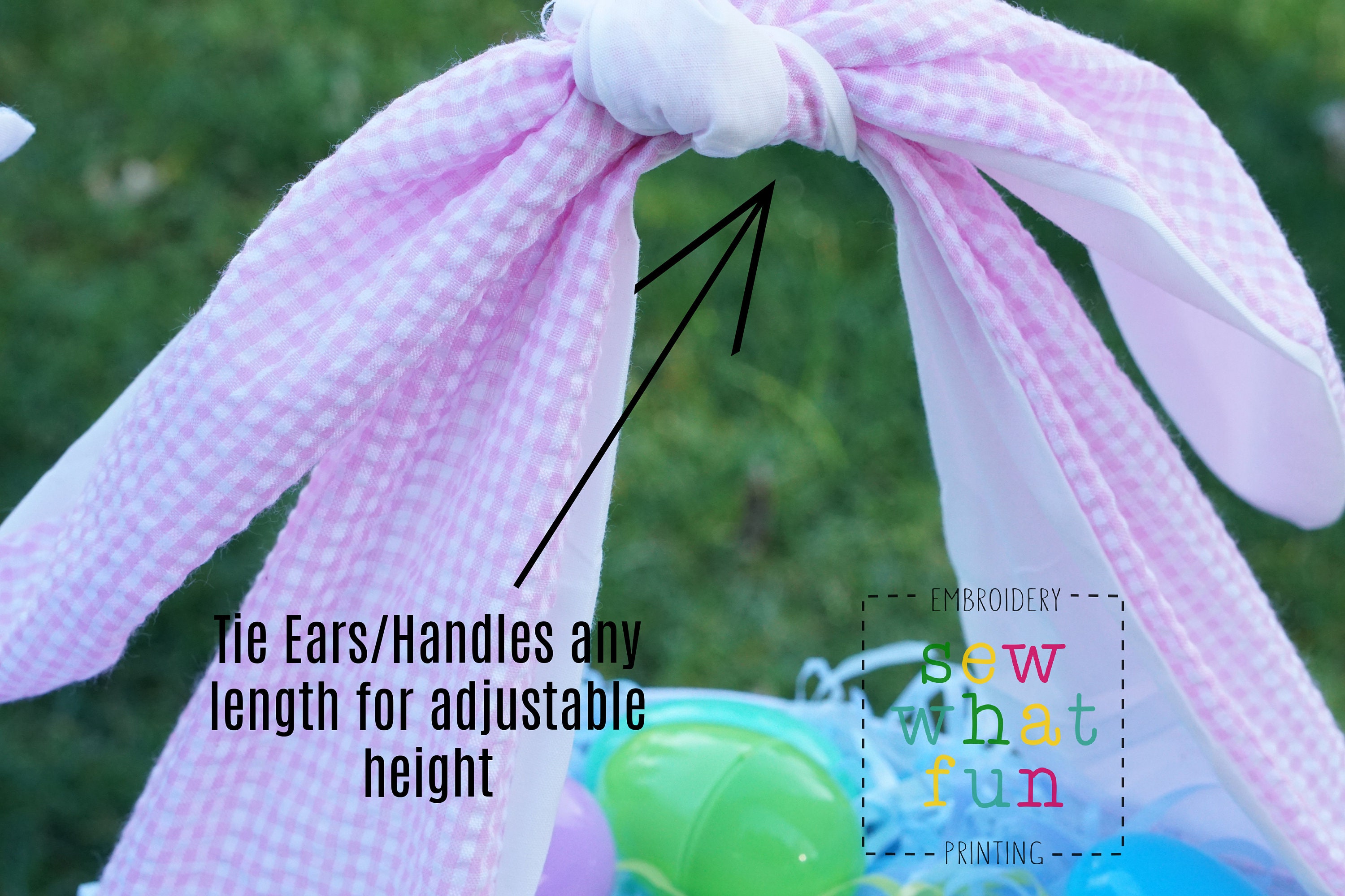 Easter basket, Personalized Easter Basket, monogram easter basket, girls basket, boys basket, girls easter basket, embroidered, Check, bag