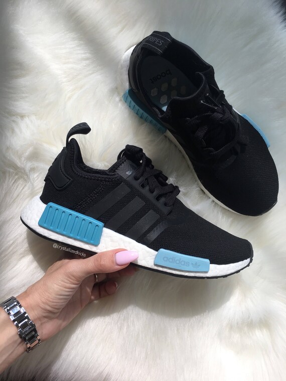 Adidas NMD Runner Made with SWAROVSKI® Xirius Rose Crystals BlackBlueWhite Adidas NMD Runner Made with SWAROVSKI® Xirius Rose Crystals BlackBlueWhite