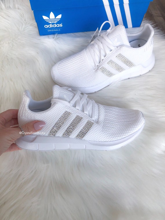 Swarovski Adidas Swift Run Women Made with SWAROVSKI® Xirius Rose Crystals WhiteWhite Swarovski Adidas Swift Run Women Made with SWAROVSKI® Xirius Rose Crystals WhiteWhite