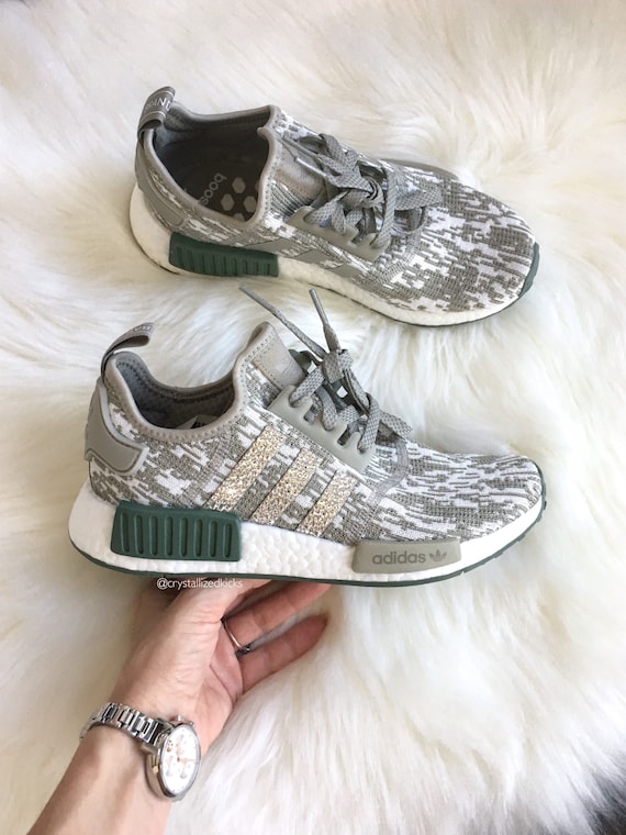 Adidas NMD Runner Made with SWAROVSKI® Xirius Rose Crystals tanolivewhite Adidas NMD Runner Made with SWAROVSKI® Xirius Rose Crystals tanolivewhite