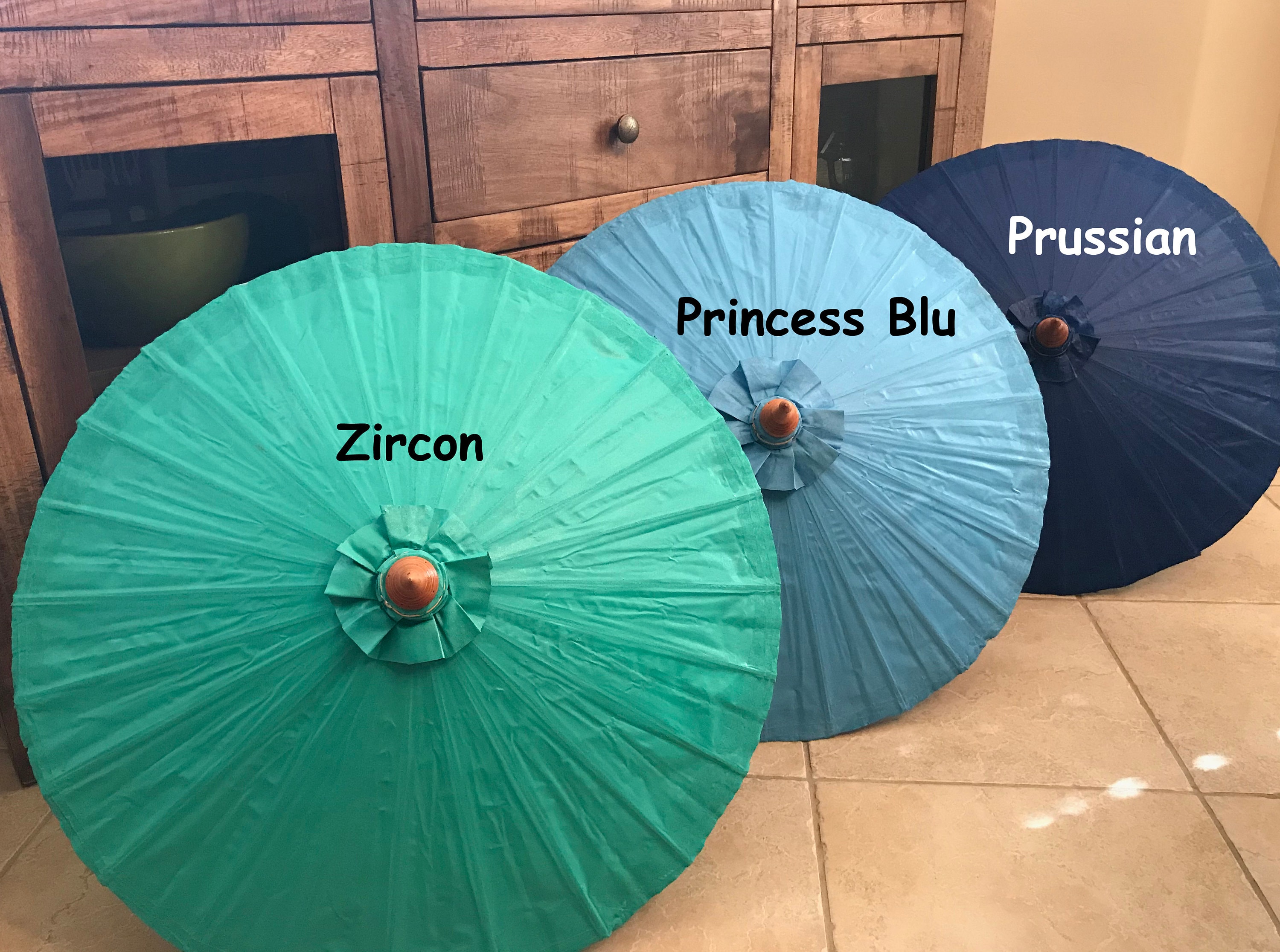 Waterproof Cotton Canvas Parasols 28 canopy & bamboo Etsy