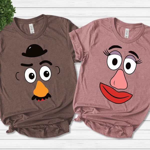 Mr Potato Head Shirt, Toy Story Shirt, Disney Couple Shirt, Mrs Potato Head Shirt, Disneyland Shirt, Disney Matching,Funny Disney B-03122234