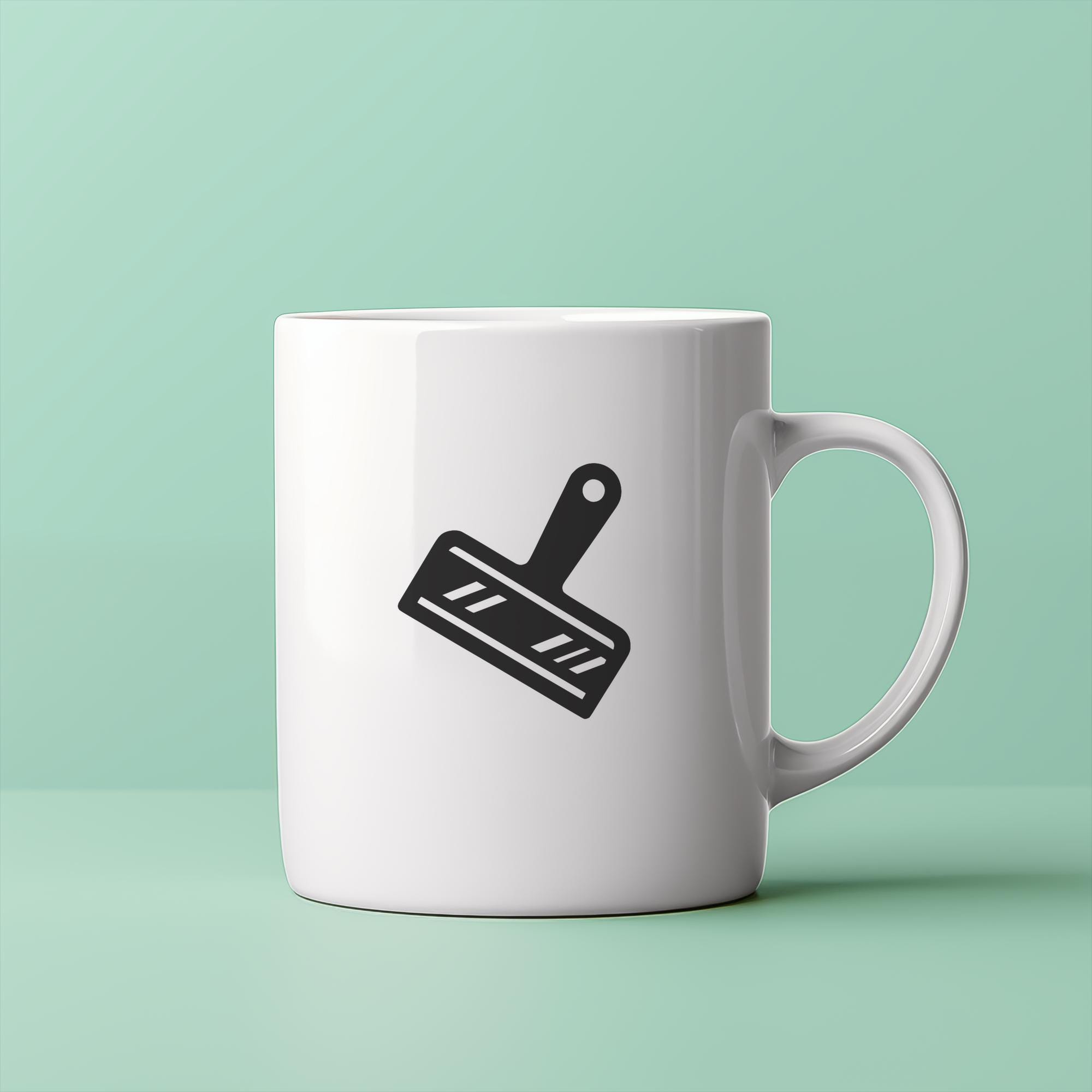 Scraper SVG - Tool Clipart, Black Silhouette, Cricut File, Vector ...